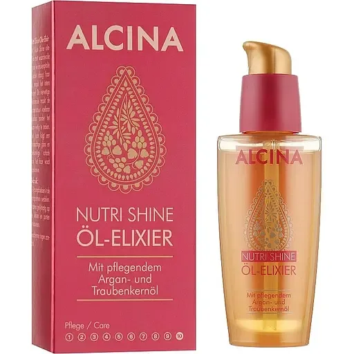 Олія-елексир для волосся Alcina Nutri Shine Oil Elixier з аргановим маслом, 50 мл
