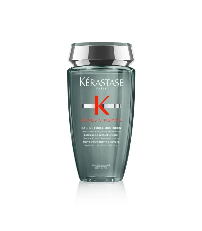 Kerastase Genesis Homme Bain de Force Quotidien - Щоденний очищуючий шампунь-ванна для укріплення ослабленого тонкого волосся чоловіків