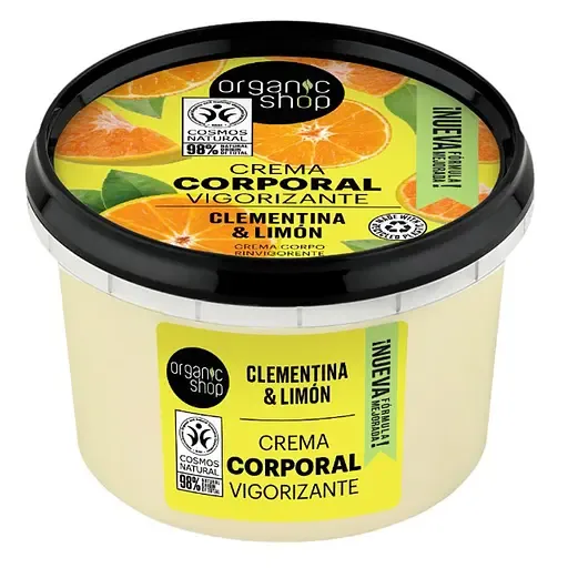 Крем для тіла Organic Shop Clementine&Lemon, підбадьорливий, 250 мл
