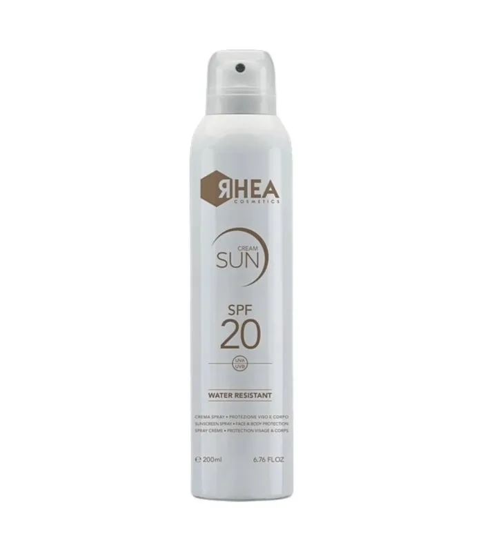 Rhea Cosmetics Cream Sun SPF 20 - Кремовий спрей для обличчя та тіла SPF20