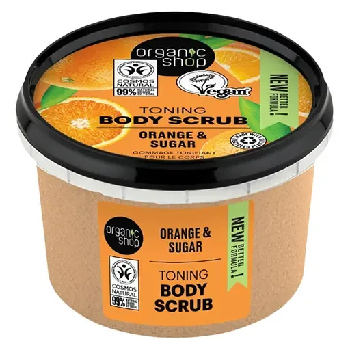 Скраб для тіла Organic Shop Orange & Sugar тонізуючий 250 мл