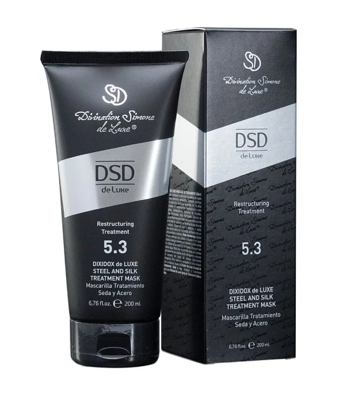 Simone DSD Luxe Dixidox Steel and Silk Treatment Mask - Відновлююча маска для волосся №5.3