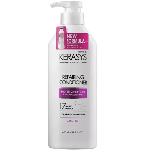 Відновлювальний кондиціонер Kerasys Hair Clinic Protein Care System Argan Oil