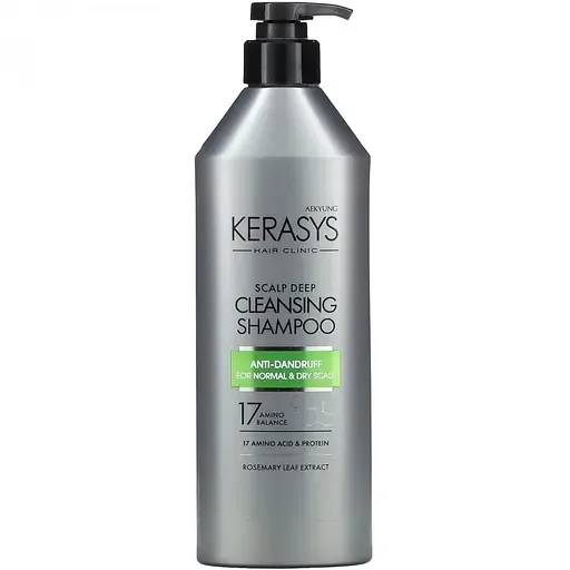 Шампунь Kerasys Hair Clinic Scalp Deep Cleansing Глибоке очищення 400 мл