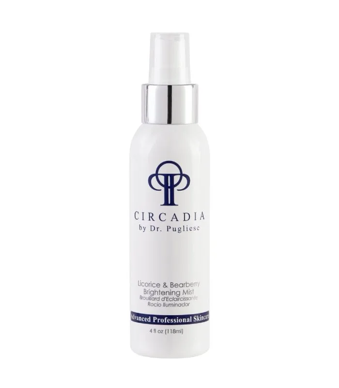 Circadia Licorice & Bearberry Brightening Mist - Спрей для обличчя на основі екстрактів солодки та мучниці