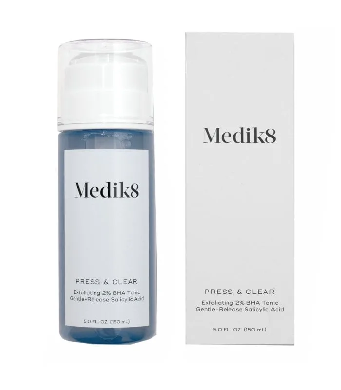 Medik8 Press & Clear - Відлущуючий ВНА-тонік з 2% інкапсульованою саліциловою кислотою