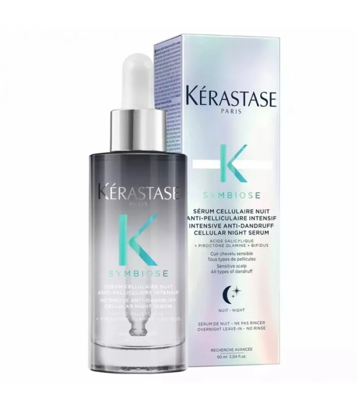 Kerastase Symbiose Intensive Anti-Dandruff Cellular Night Serum - Інтенсивна нічна сироватка для чутливої шкіри голови схильної до появи лупи