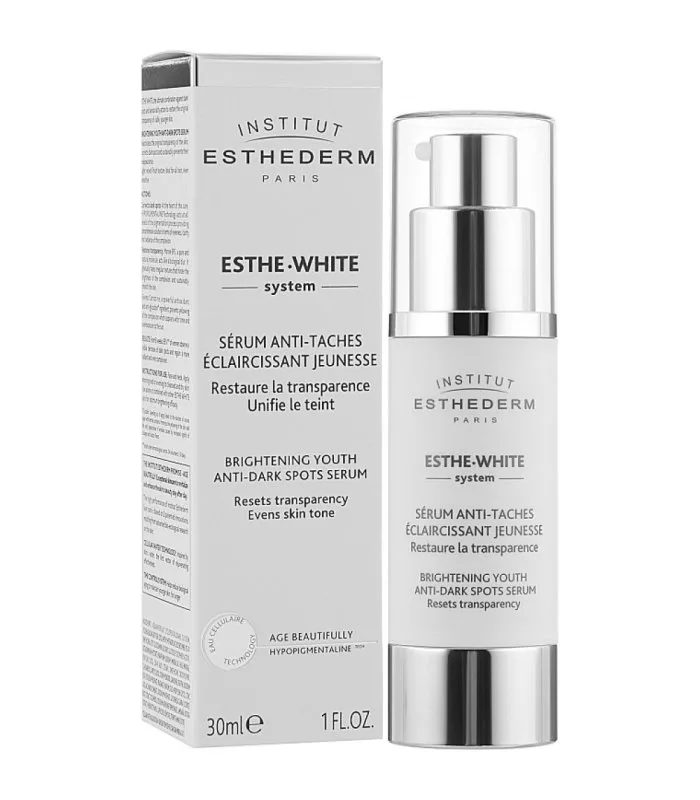 Institut Esthederm Esthe-White System Brightening Youth Anti-Dark Spots Serum - Освітлювальна омолоджувальна сироватка
