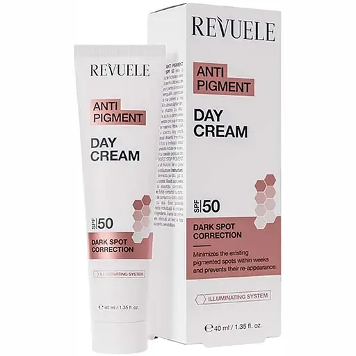 Денний крем для обличчя Revuele Anti Pigment SPF 50, 40 мл