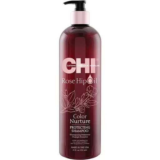 Шампунь CHI Rosehip Oil Color Nurture Protecting для фарбованого волосся