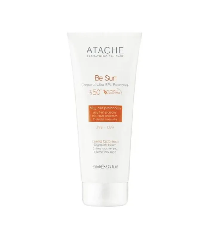 Atache Be Sun Crema Ultra Protective SPF 50 - Омолоджуючий сонцезахисний крем для тіла