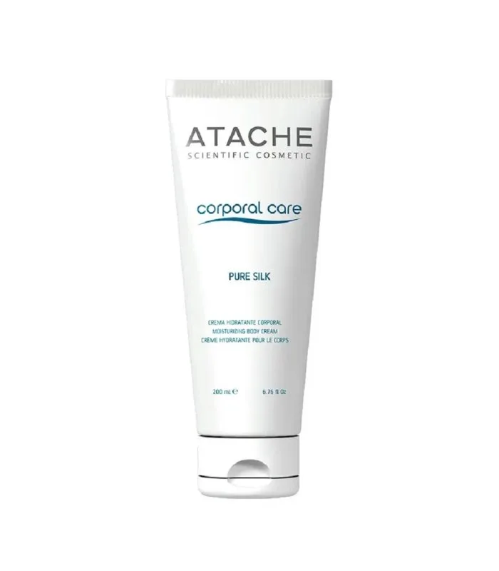 Крем для тіла чистий шовк. Ефект сяючої шкіри. Atache Corporal Care PURE SILK