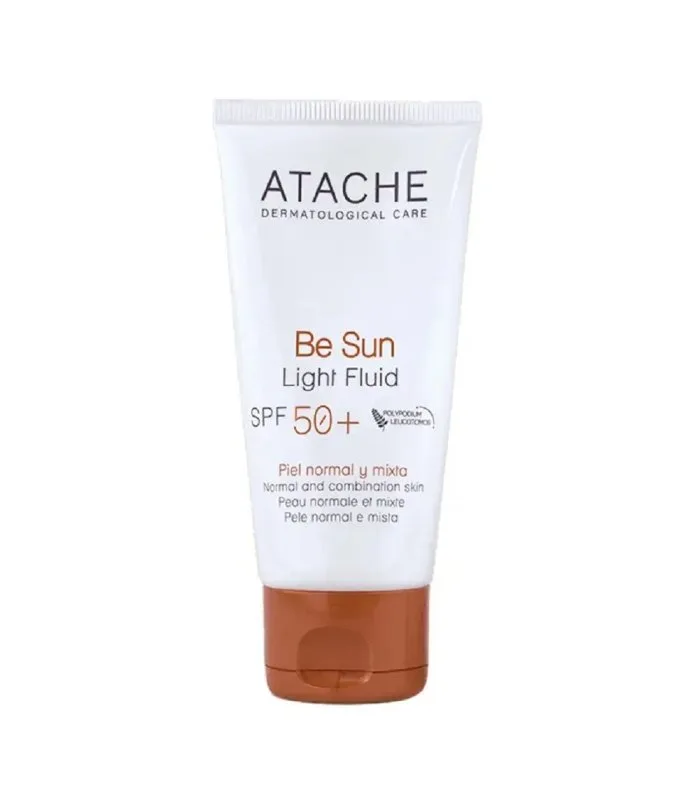 Atache Be Sun Light Fluid 50+SPF - Сонцезахисний антивіковий флюїд