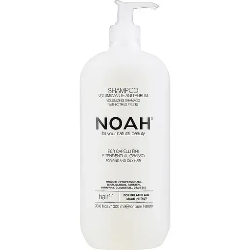 Шампунь для створення об'єму волосся Noah Hair з цитрусовими 1 л (107376)