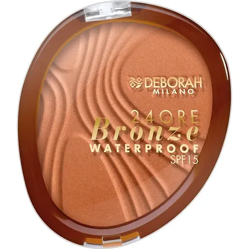 Бронзова пудра для обличчя Deborah 24 Ore Bronzer Waterproof SPF15, тон