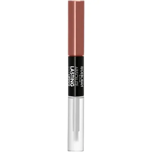 Помада и бальзам для губ Deborah 2 в 1 Absolute Lasting Luquid відтінок 09 Real Nude 8 мл