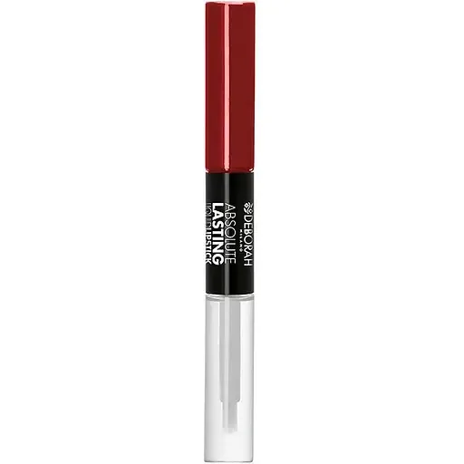 Помада и бальзам для губ Deborah 2 в 1 Absolute Lasting Luquid відтінок 08 Classic Red 8 мл