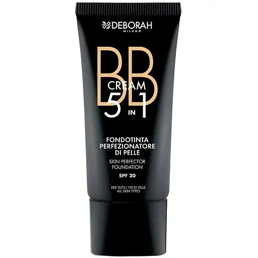 Тональний крем Deborah BB 5in1 Foundation зі зволожуючим ефектом, SPF20, відтінок 05, 30 мл