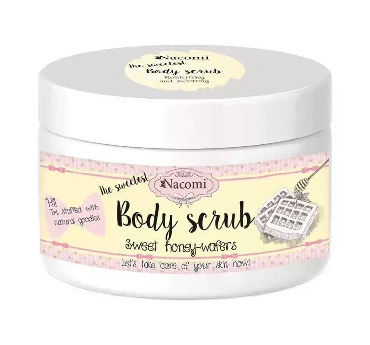 NACOMI BODY SCRUB СКРАБ ДЛЯ ТІЛА МЕДОВІ ВАФЛІ