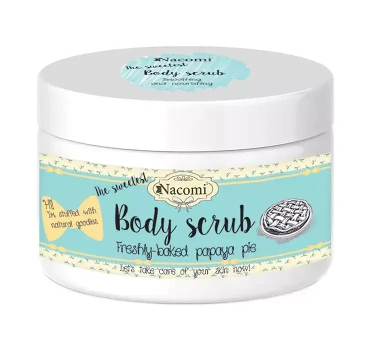 NACOMI BODY SCRUB СКРАБ ДЛЯ ТІЛА ТОРТ З ПАПАЙЄЮ
