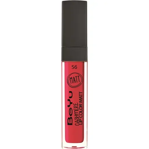 Блиск для губ BeYu Cashmere матовий відтінок 56 Red Vibrations 6.5 мл