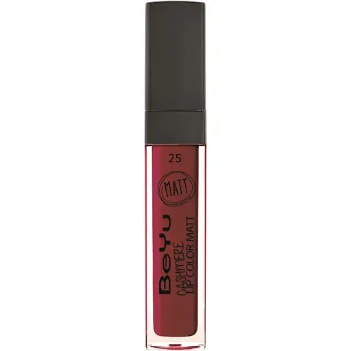 Блиск для губ BeYu Cashmere матовий відтінок 25 Berry Affair 6.5 мл