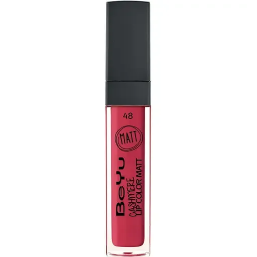 Блиск для губ BeYu Cashmere матовий відтінок 48 Magic Magenta 6.5 мл