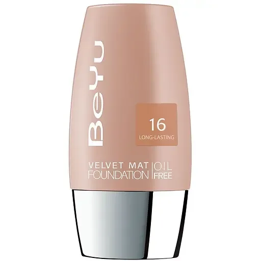 Тональний крем BeYu Velvet з матуючим ефектом відтінок 16 (Porcelain Creme) 30 мл
