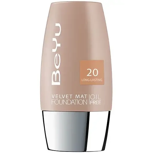 Тональний крем BeYu Velvet з матуючим ефектом відтінок 20 (Light Toffee) 30 мл