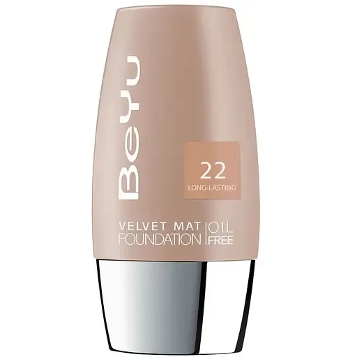 Тональний крем BeYu Velvet з матуючим ефектом відтінок 22 (Soft Silk) 30 мл