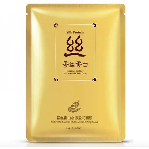 Маска для обличчя Bioaqua Silk Protect з протеїнами шовка, 30 г