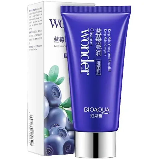 Пінка для вмивання Bioaqua Wonder Cleanser, з екстрактом чорниці, 100 мл