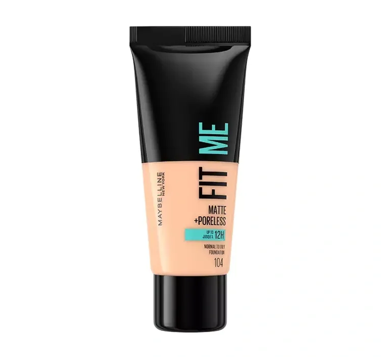 MAYBELLINE FIT ME МАТУЮЧИЙ ТОНАЛЬНИЙ ЗАСІБ 104 SOFT IVORY