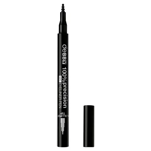 Підводка для очей Debby 100% Precision Mat Eyeliner Pen (відтінок 1), 1,2 мл
