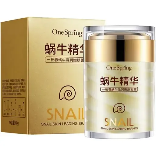 Омолоджуючий крем для обличчя One Spring Snail Cream з муцином равлики, 60 г