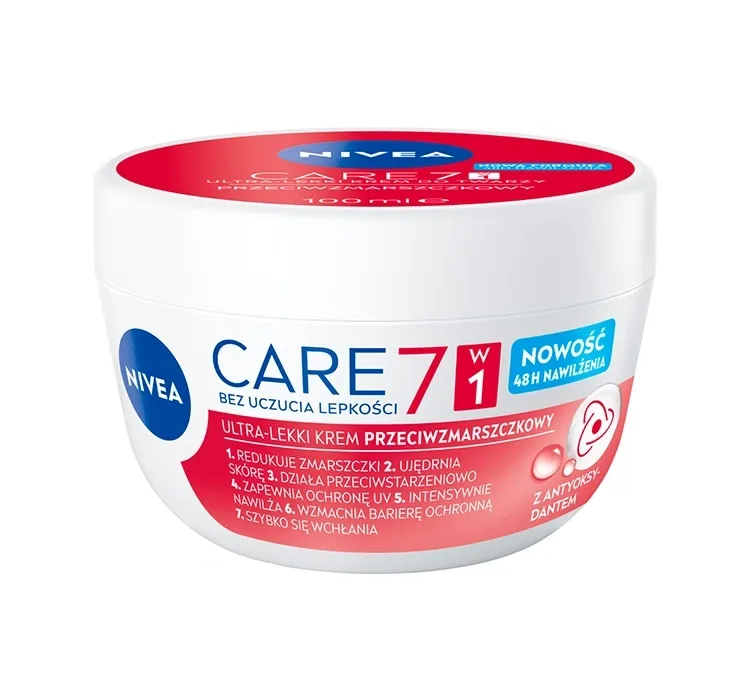 NIVEA CARE ЛЕГКИЙ КРЕМ ПРОТИ ЗМОРЩОК 100 МЛ