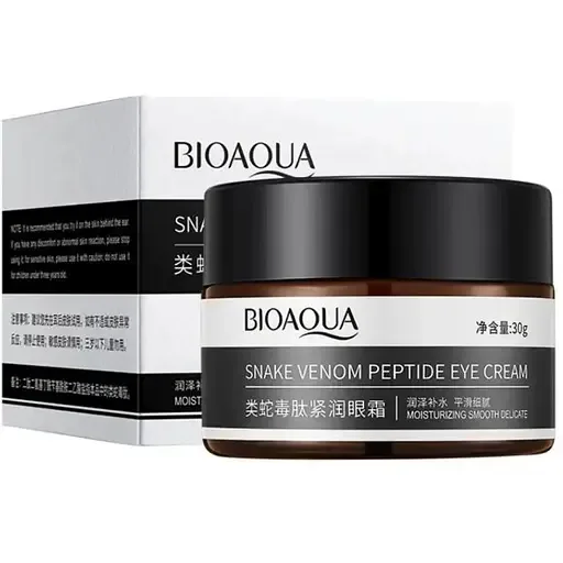 Крем для повік з пептидом зміїної отрути зміцнюючий BIOAQUA Snake Venom Peptide Eye Cream (30г)