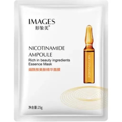 Омолоджуюча маска для обличчя Images Nicotinamide Ampoule з ніацинамідом, 25 г