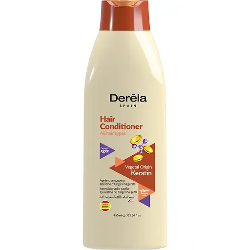 Кондиціонер для волосся Derela Vegetal Origin Keratin 750 мл