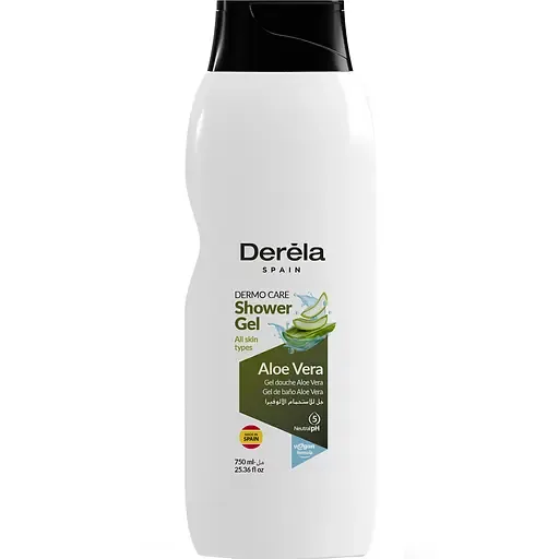Гель для душу Derela Aloe Vera, 750 мл