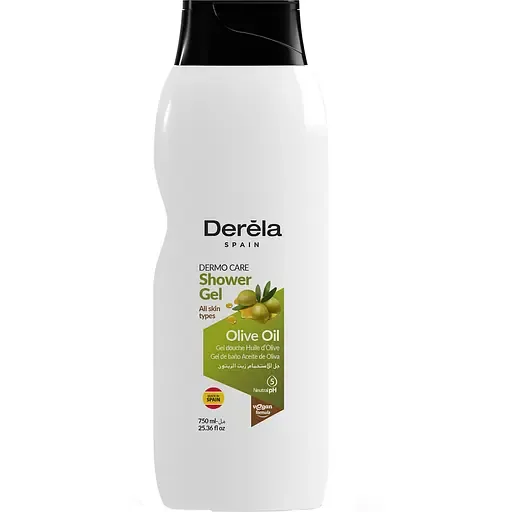 Гель для душу Derela Olive Oil, 750 мл