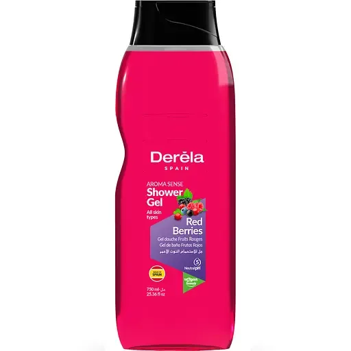 Гель для душу Derela Red Berries, 750 мл