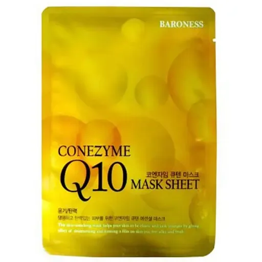 Тканинна маска для обличчя Baroness Coenzyme Q10 Mask Sheet, з коензим, 25 мл