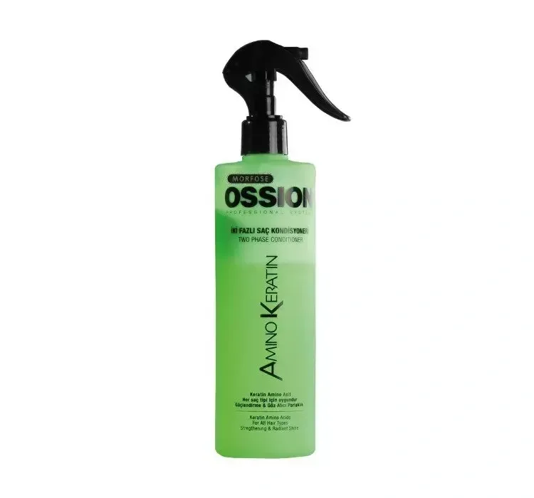 Morfose Ossion Amino Keratin зволожуючий спрей для волосся двофазний 400 мл