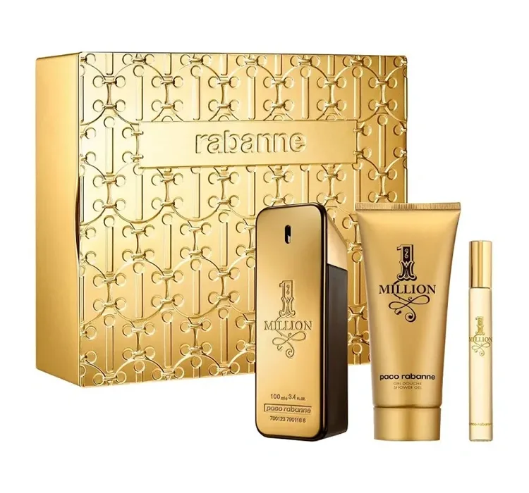 PACO RABANNE 1 MILLION ТУАЛЕТНА ВОДА СПРЕЙ 100 МЛ + 10 МЛ + ГЕЛЬ ДЛЯ ДУШУ 100МЛ