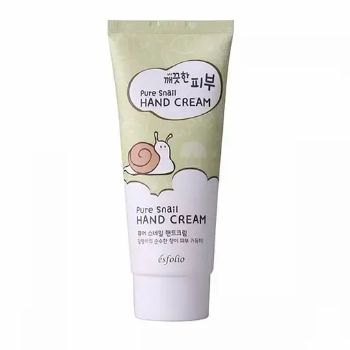 Крем для рук Esfolio Pure Skin, з екстрактом слизу равлика, 100 мл