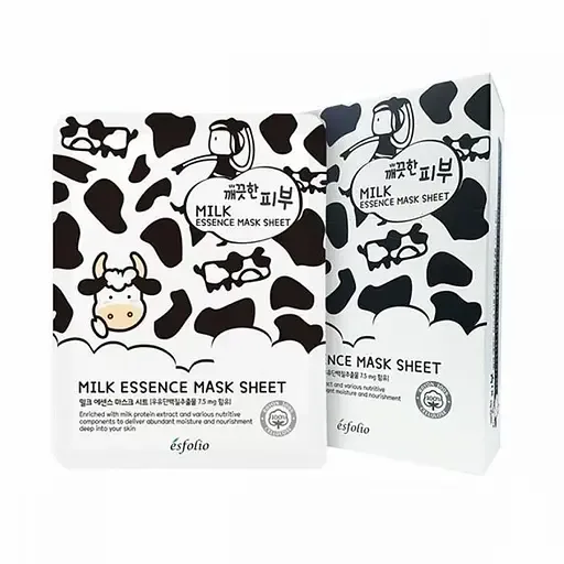 Тканинна маска для обличчя Esfolio Pure Skin, з молоком, 25 мл