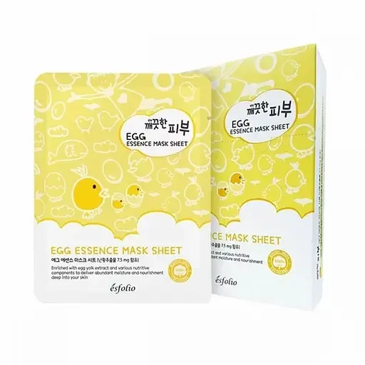 Тканинна маска для обличчя Esfolio Pure Skin, яєчна, 25 мл
