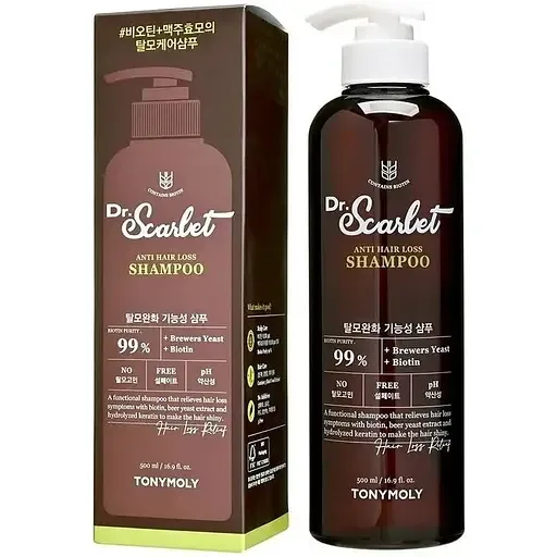 Шампунь від випадіння волосся Tony Moly Dr. Scarlet Biotin 500 мл