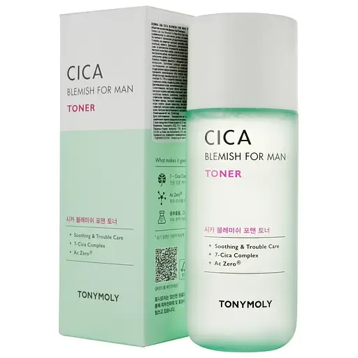 Тонер для обличчя Tony Moly Derma Lab Cica Blemish For Man, 150 мл